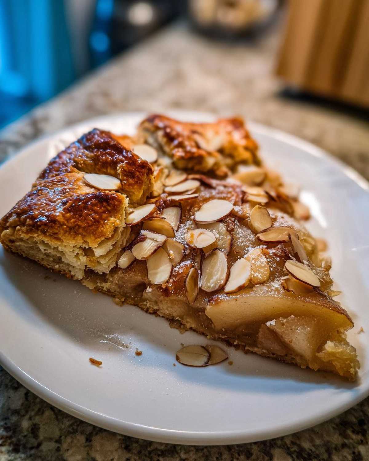 Pear and Almond Galette - detail 2