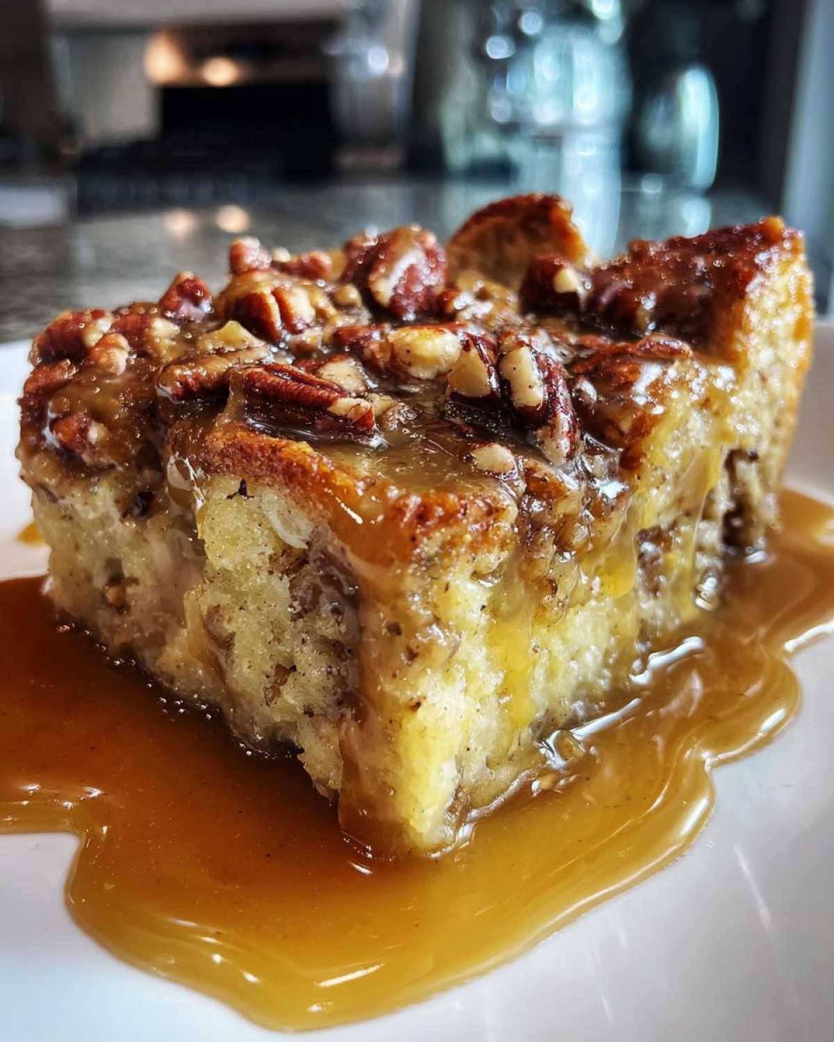 Pecan Caramel Bread Pudding - detail 2