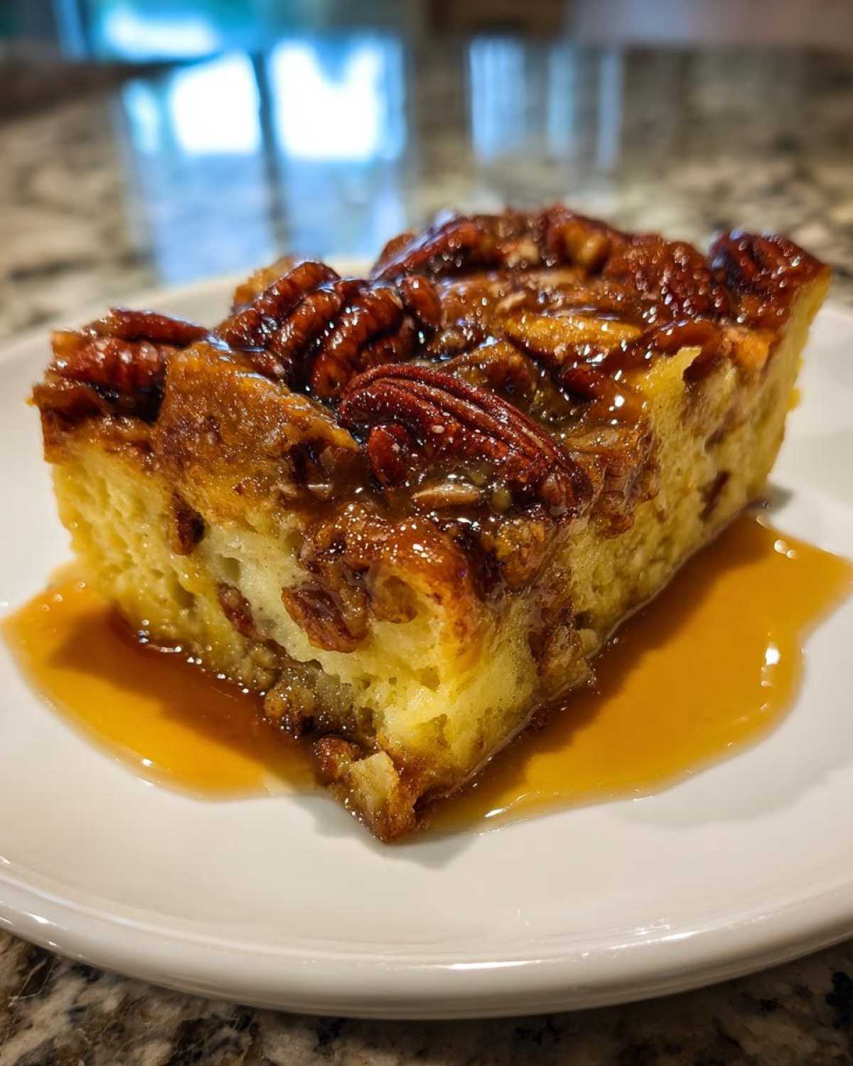 Pecan Caramel Bread Pudding - detail 3