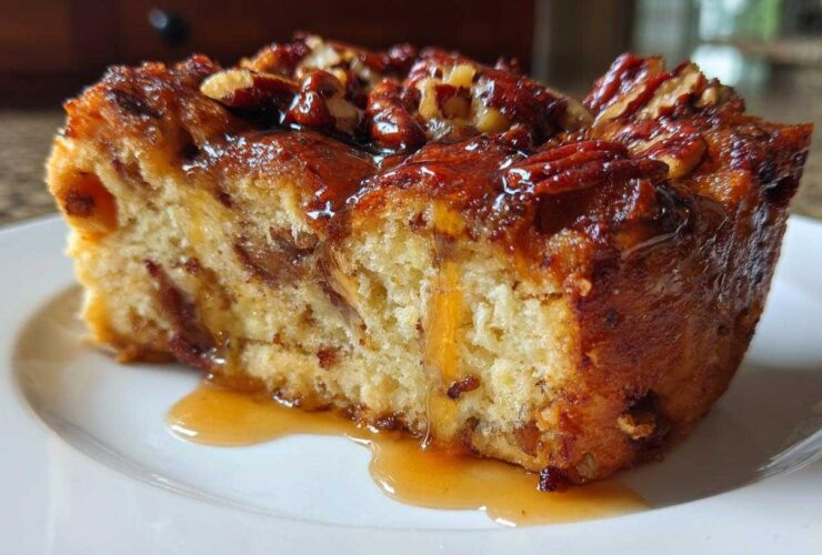 Pecan Caramel Bread Pudding