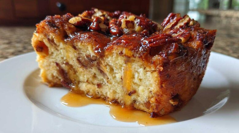 Pecan Caramel Bread Pudding