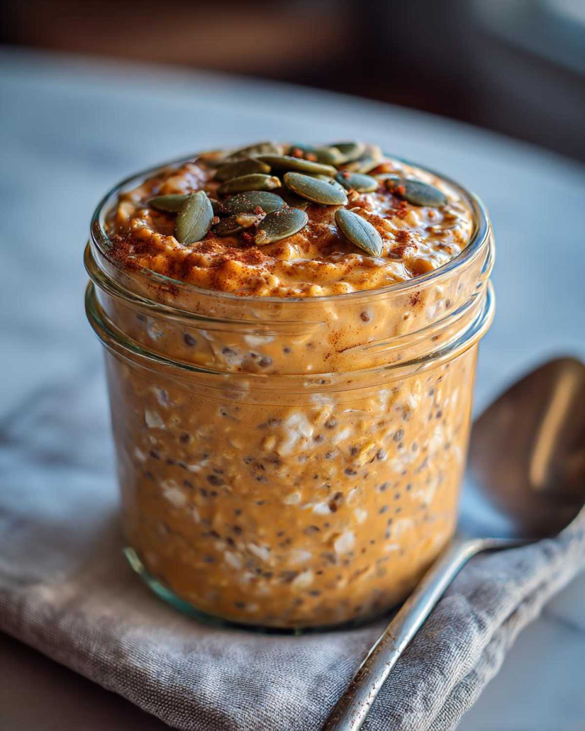 Pumpkin Spice Overnight Oats - detail 1