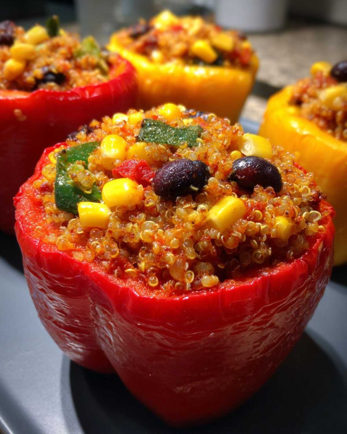Quinoa Stuffed Bell Peppers - detail 1