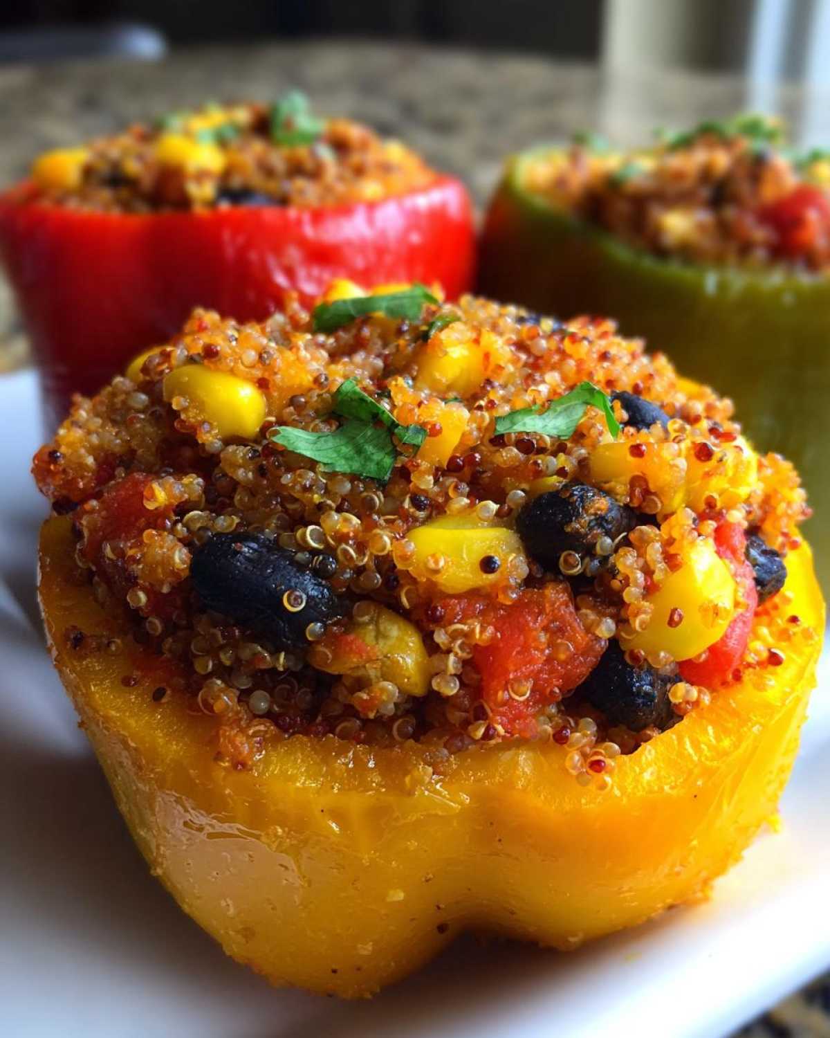 Quinoa Stuffed Bell Peppers - detail 2
