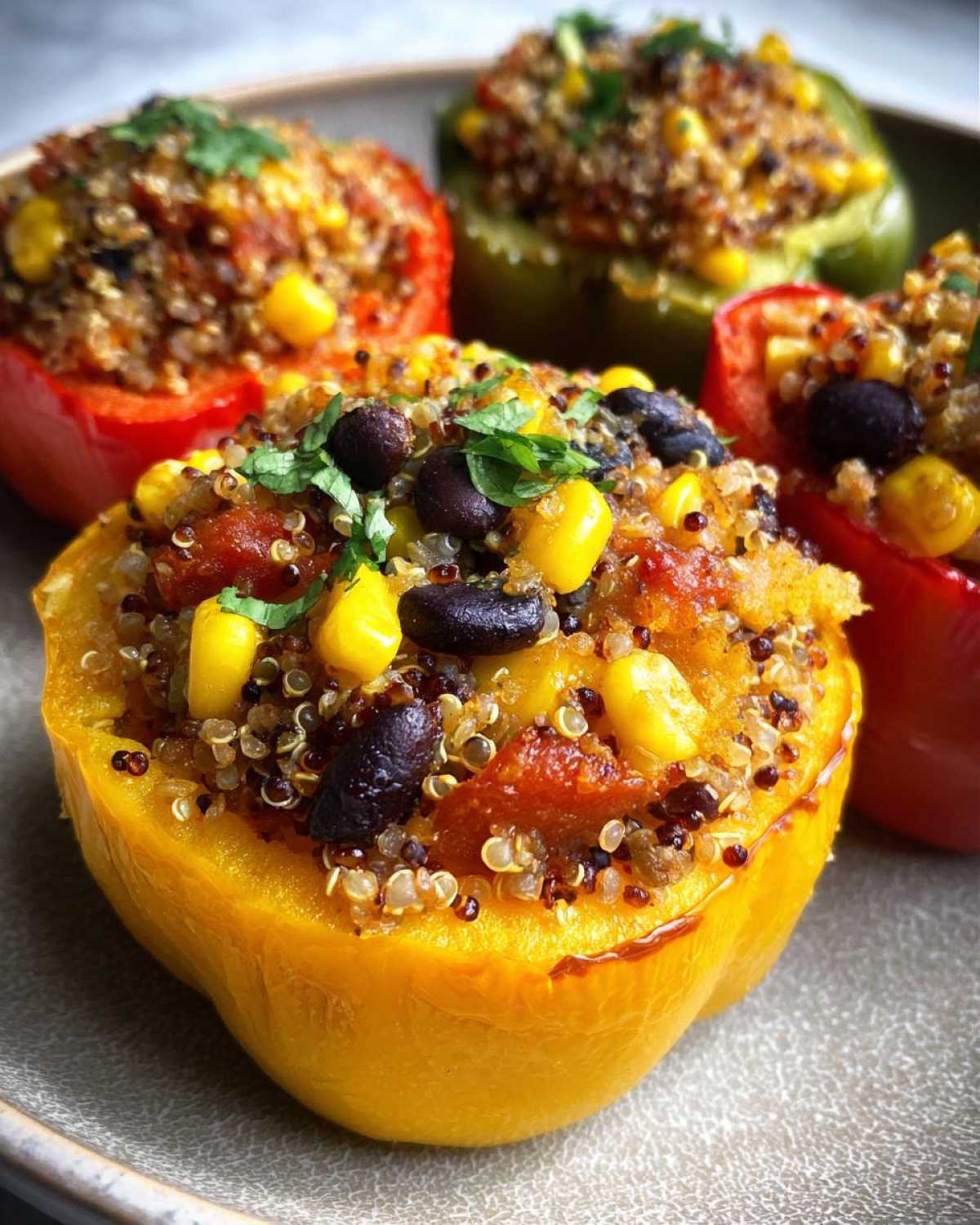 Quinoa Stuffed Bell Peppers - detail 3