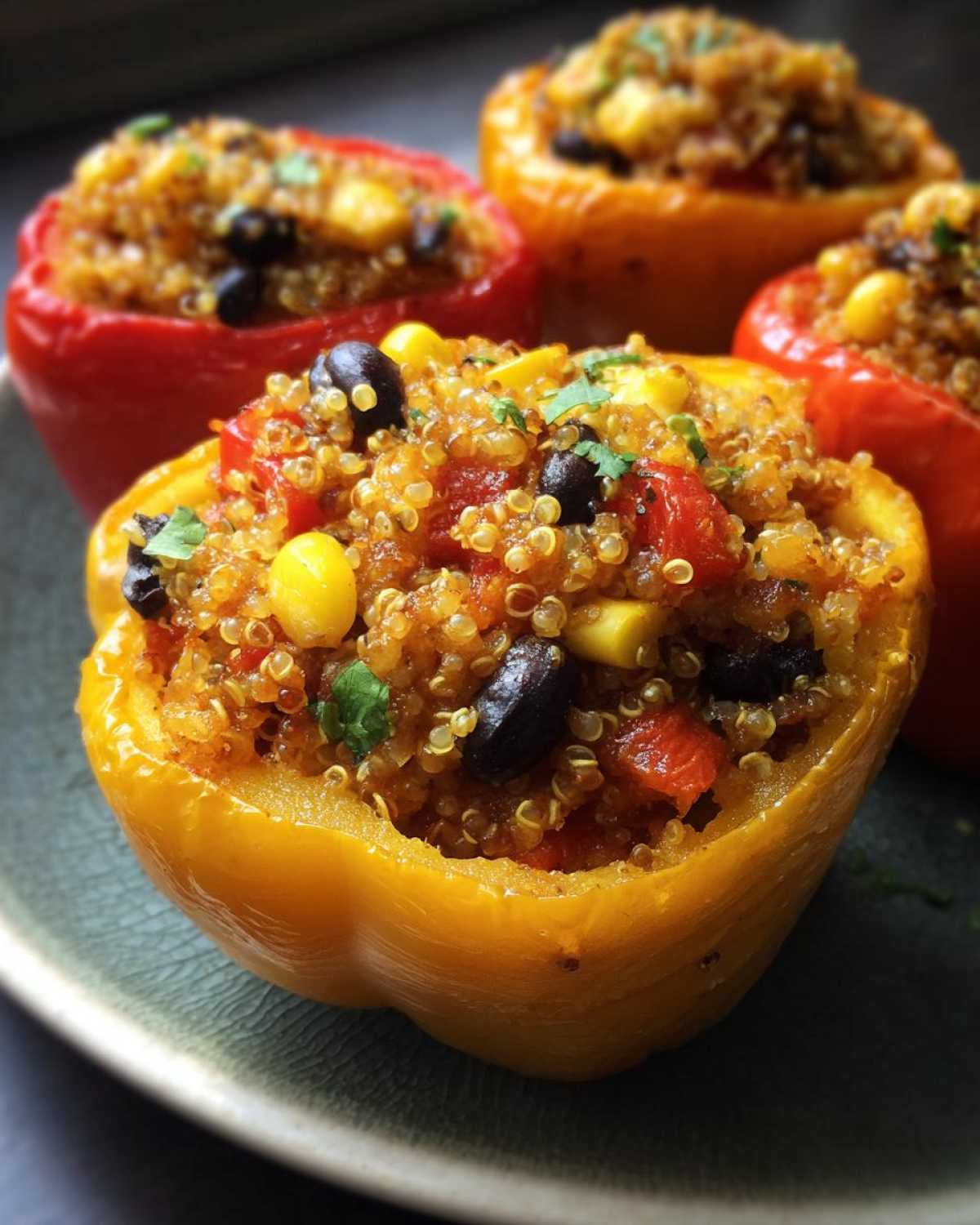 Quinoa Stuffed Bell Peppers - detail 4