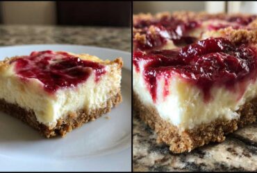 Raspberry Cheesecake Bars