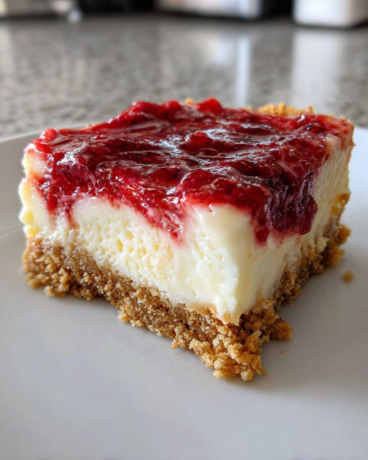 Raspberry Cheesecake Bars - detail 4