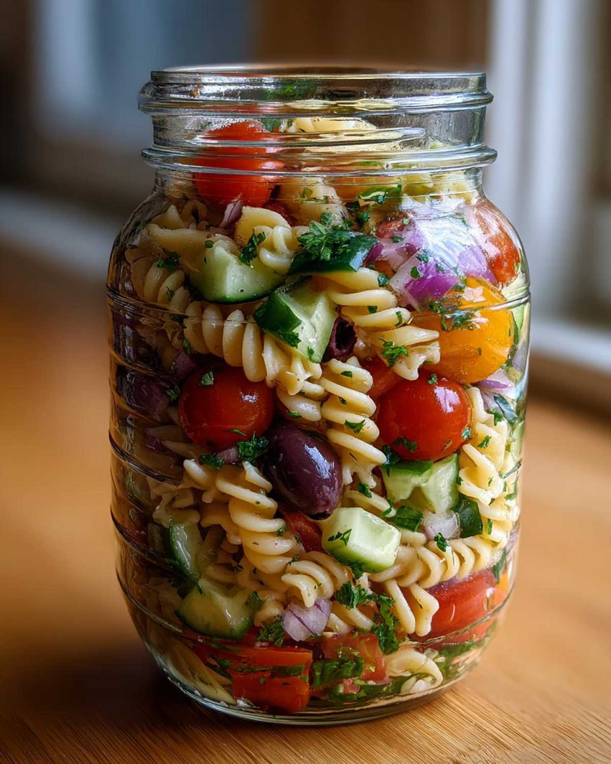Ready-to-Go Pasta Salad Jars - detail 1