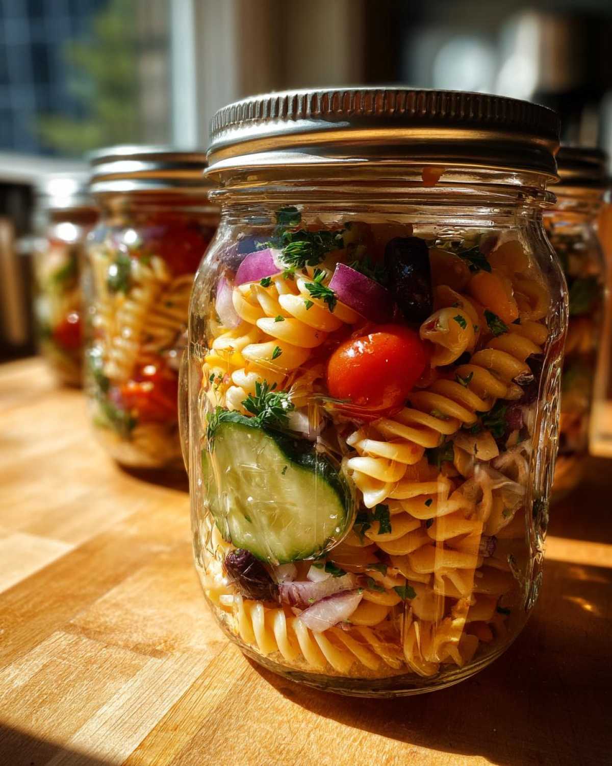 Ready-to-Go Pasta Salad Jars - detail 3