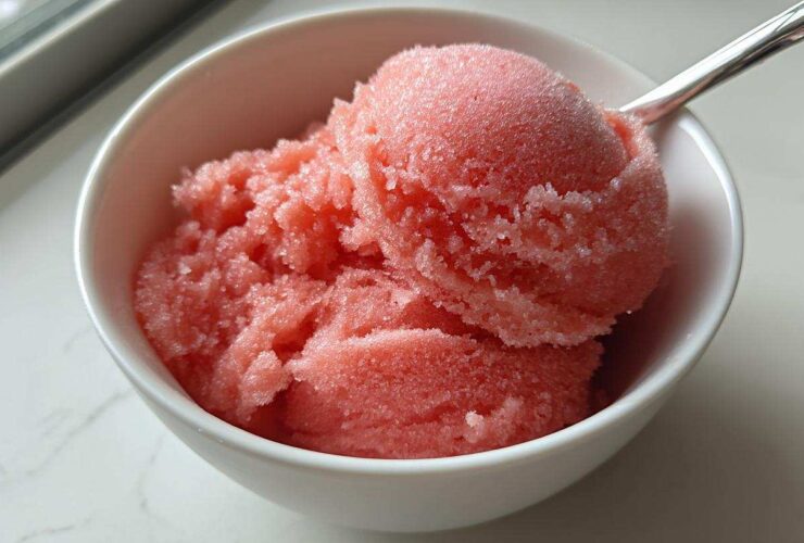 Refreshing Watermelon Sorbet