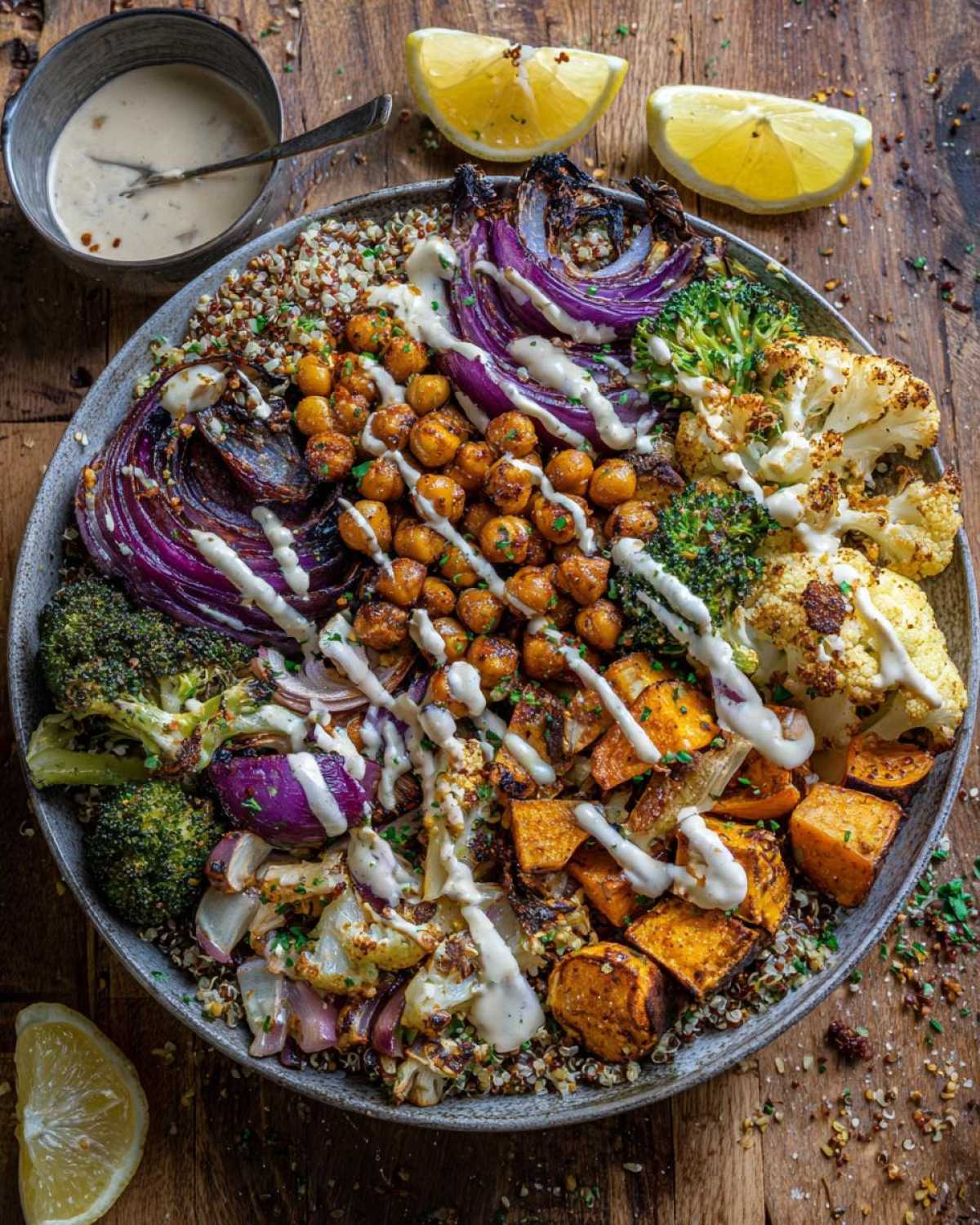 Roasted Chickpea and Veggie Buddha Bowl - detail 3