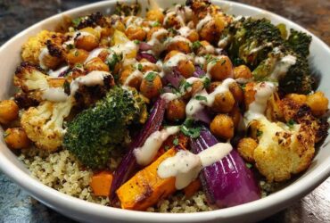 Roasted Chickpea and Veggie Buddha Bowl