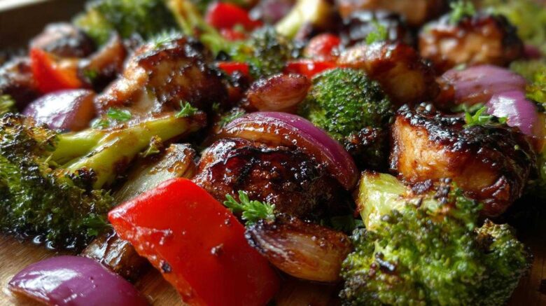 Sheet Pan Balsamic Chicken and Vegetables