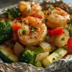 Shrimp and Veggie Foil Packets