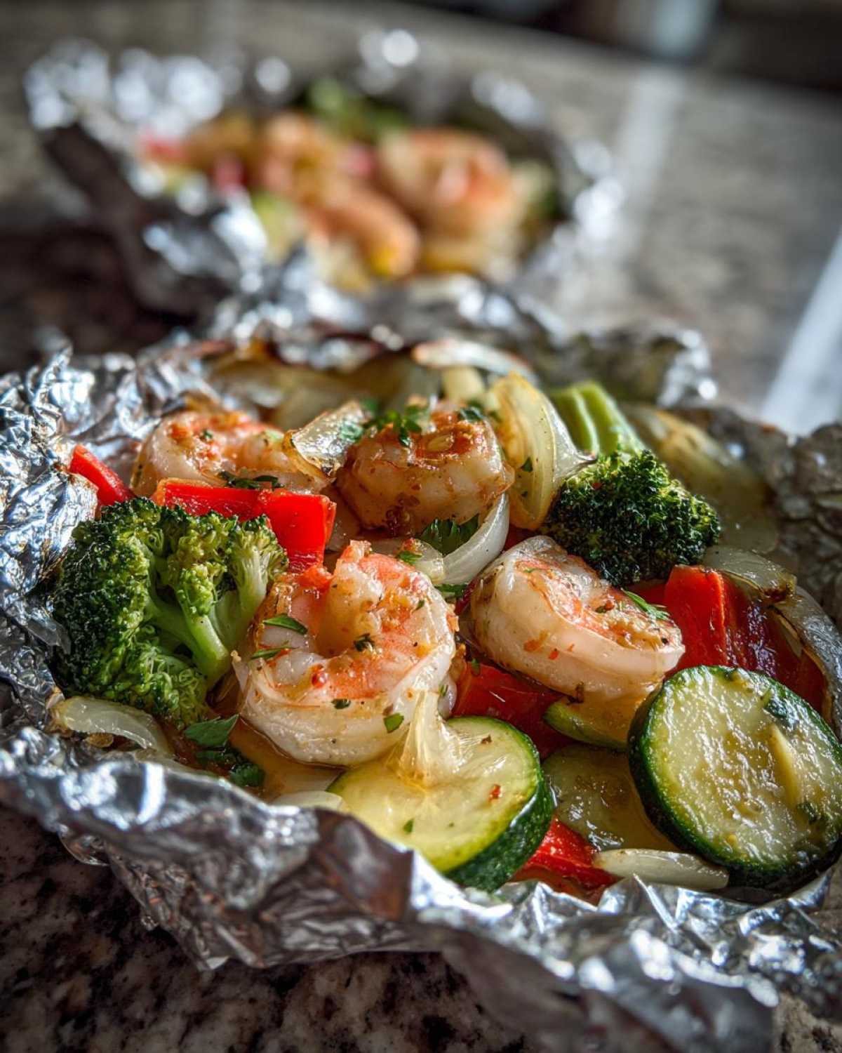 Shrimp and Veggie Foil Packets - detail 3