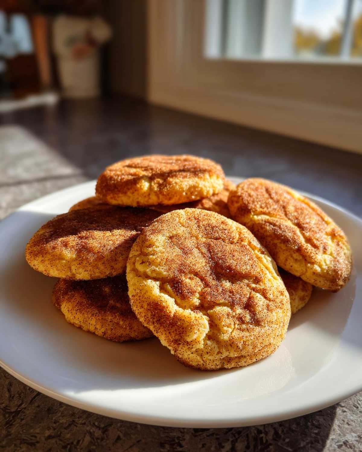 Soft Pumpkin Snickerdoodle Cookies - detail 2
