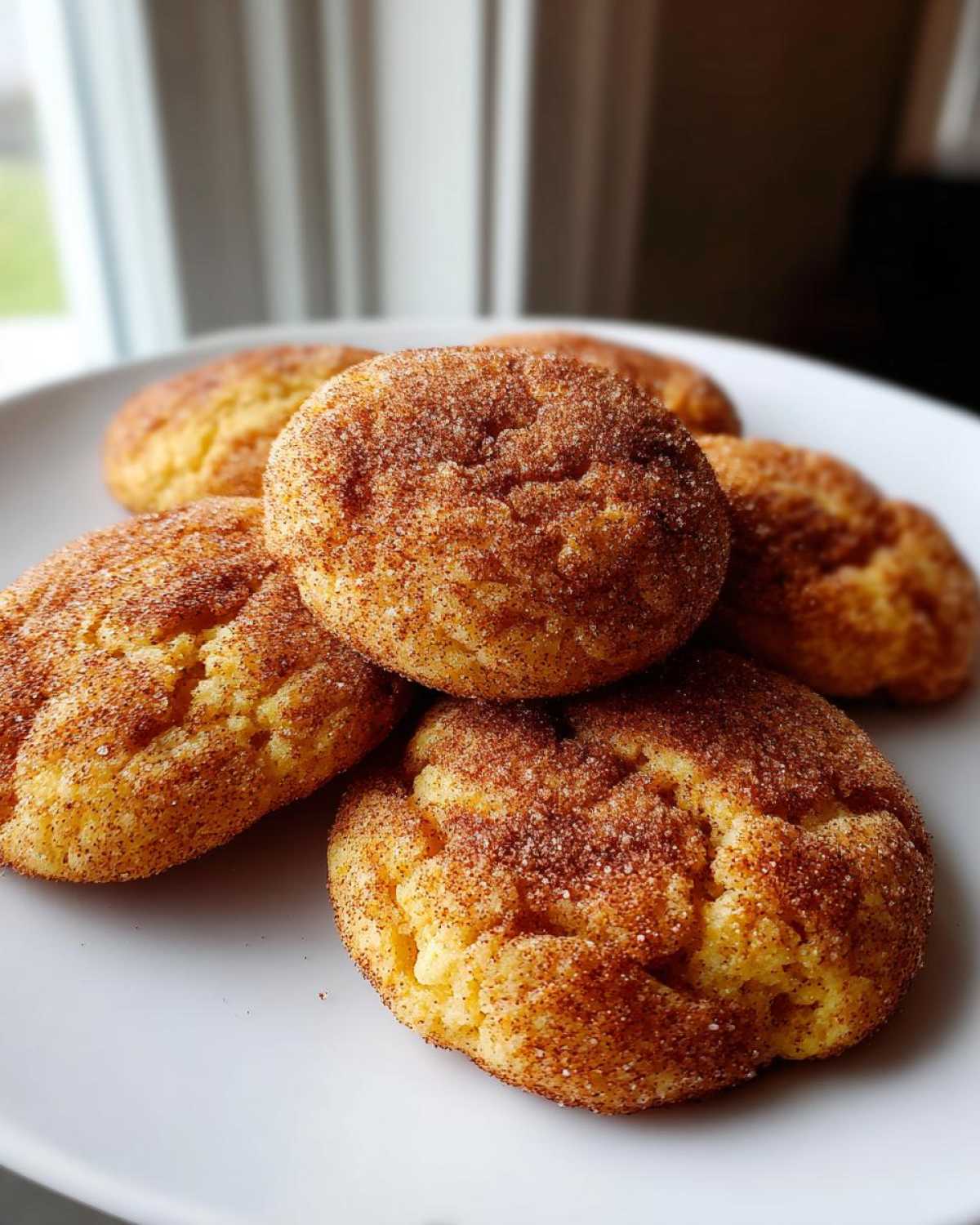 Soft Pumpkin Snickerdoodle Cookies - detail 3