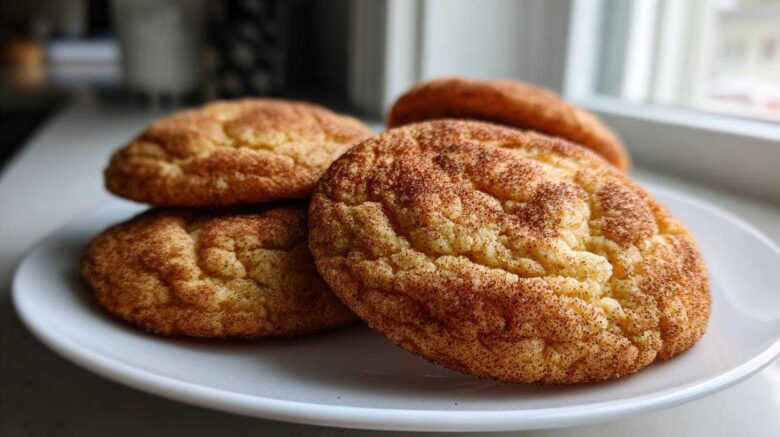 Soft Pumpkin Snickerdoodle Cookies