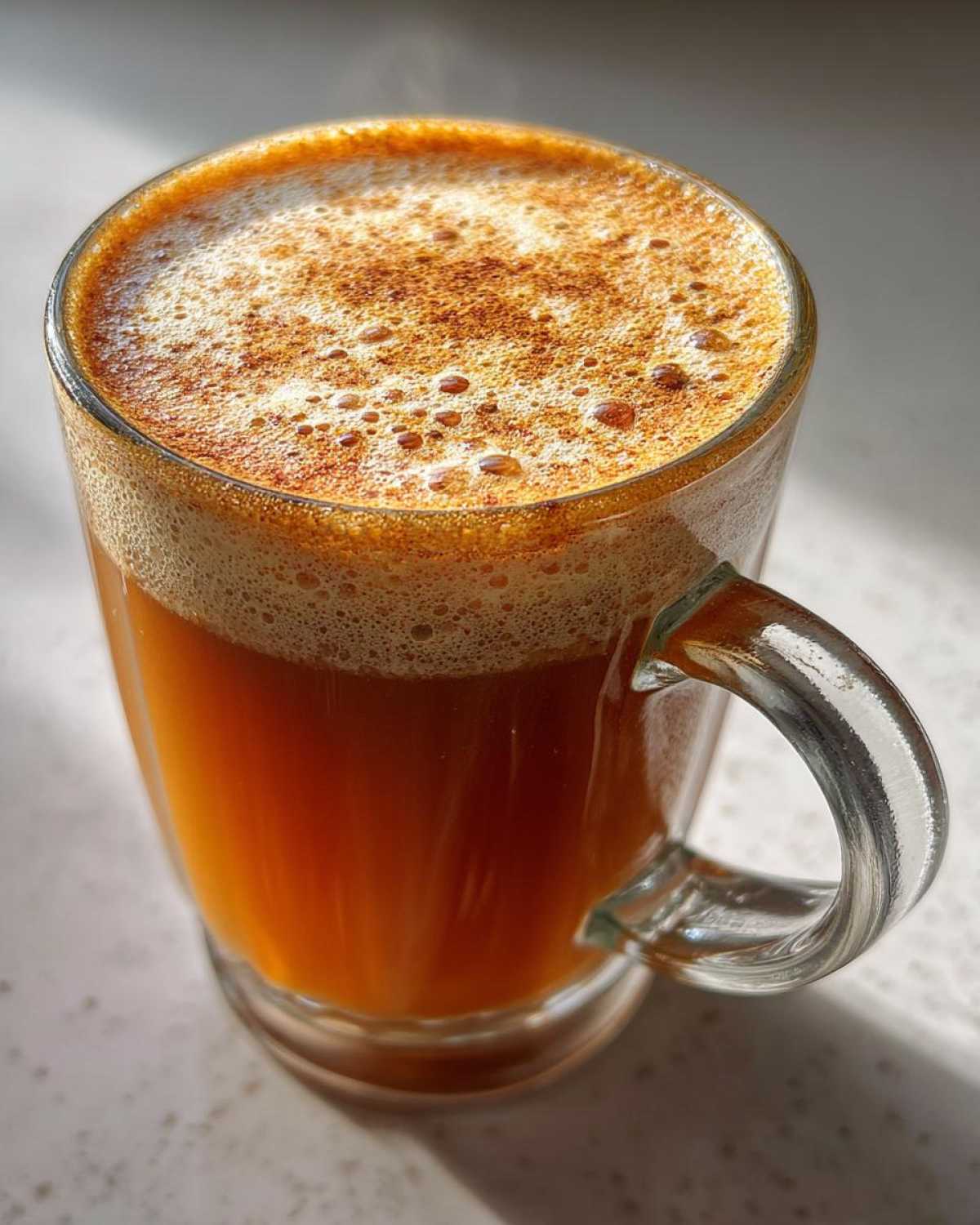 Spiced Chai Tea Latte - detail 2