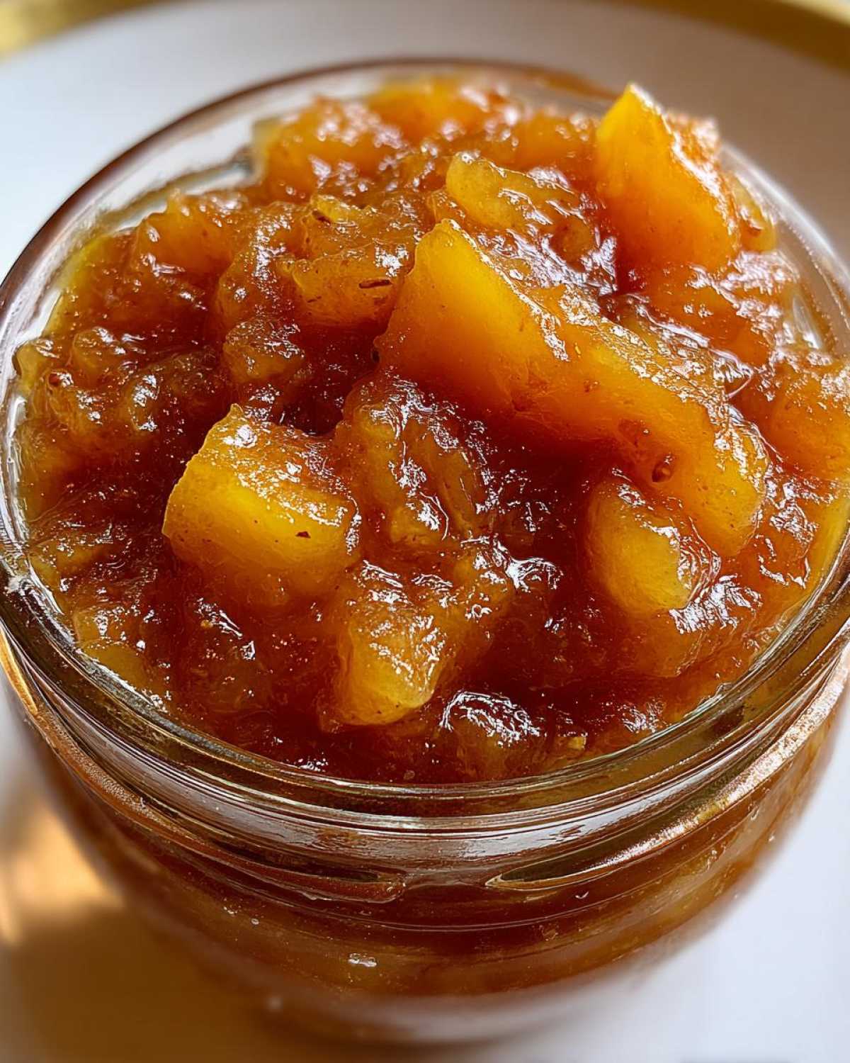 Spiced Peach Chutney - detail 1