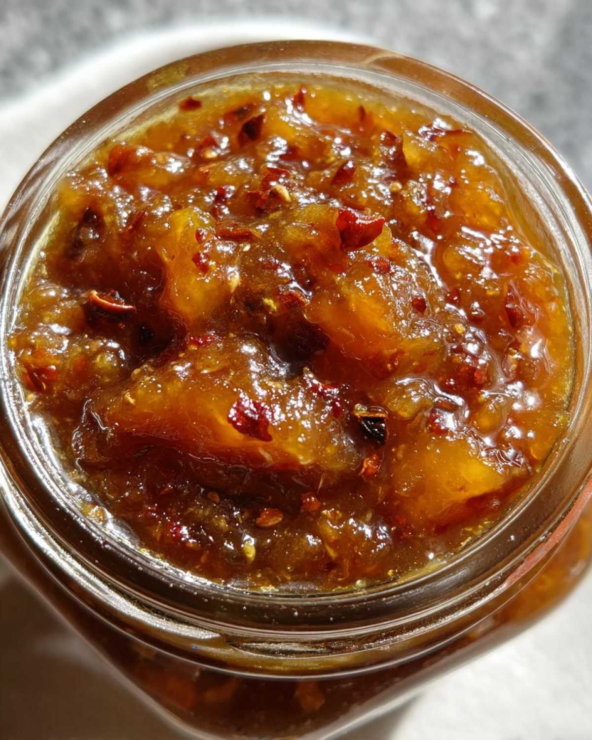 Spiced Peach Chutney - detail 2