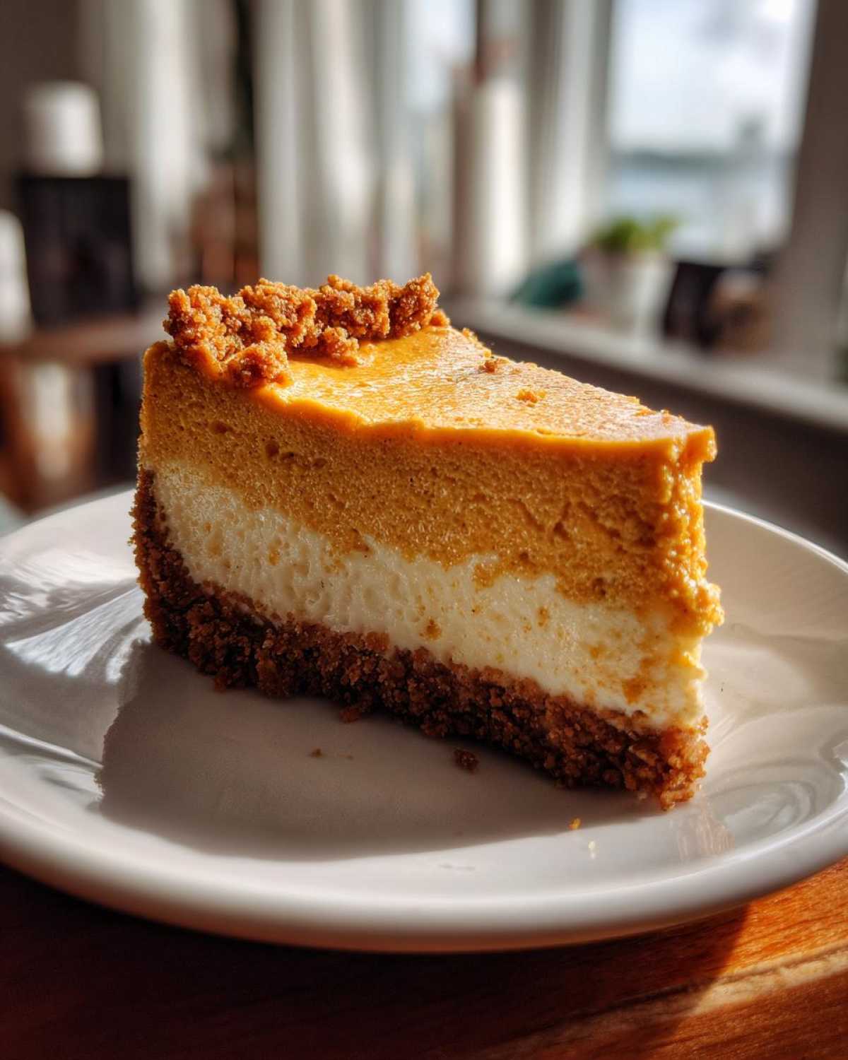 Spiced Pumpkin Cheesecake - detail 1