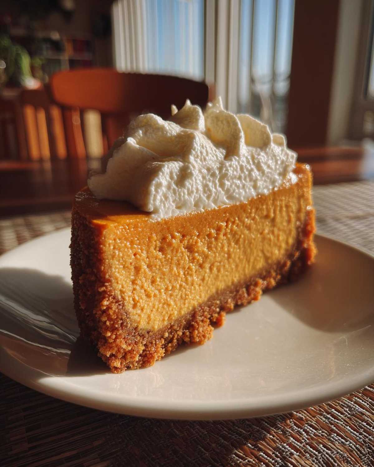 Spiced Pumpkin Cheesecake - detail 2