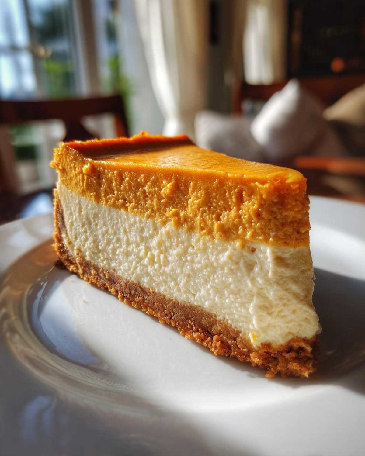 Spiced Pumpkin Cheesecake - detail 3
