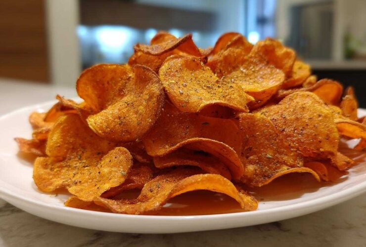 Spiced Sweet Potato Chips