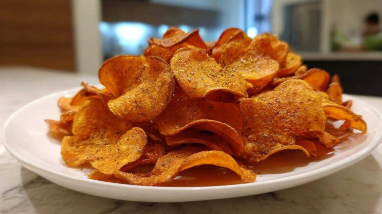 Spiced Sweet Potato Chips