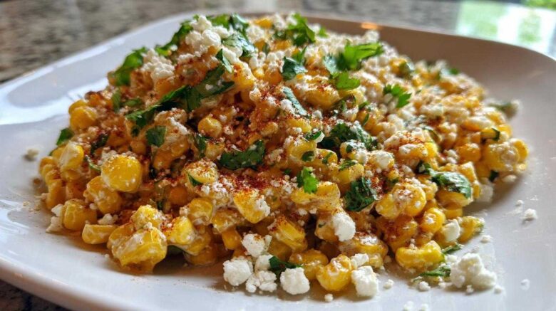 Spicy Mexican Street Corn Salad