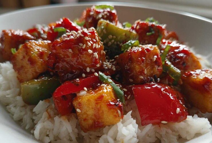 Spicy Sriracha Tofu Stir Fry