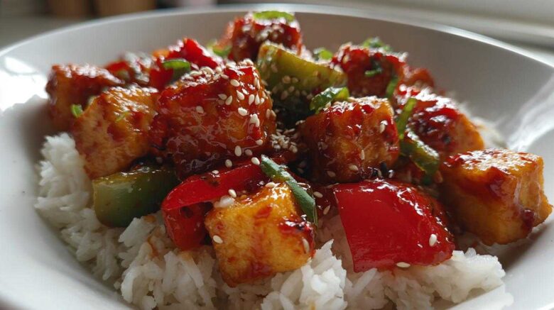 Spicy Sriracha Tofu Stir Fry