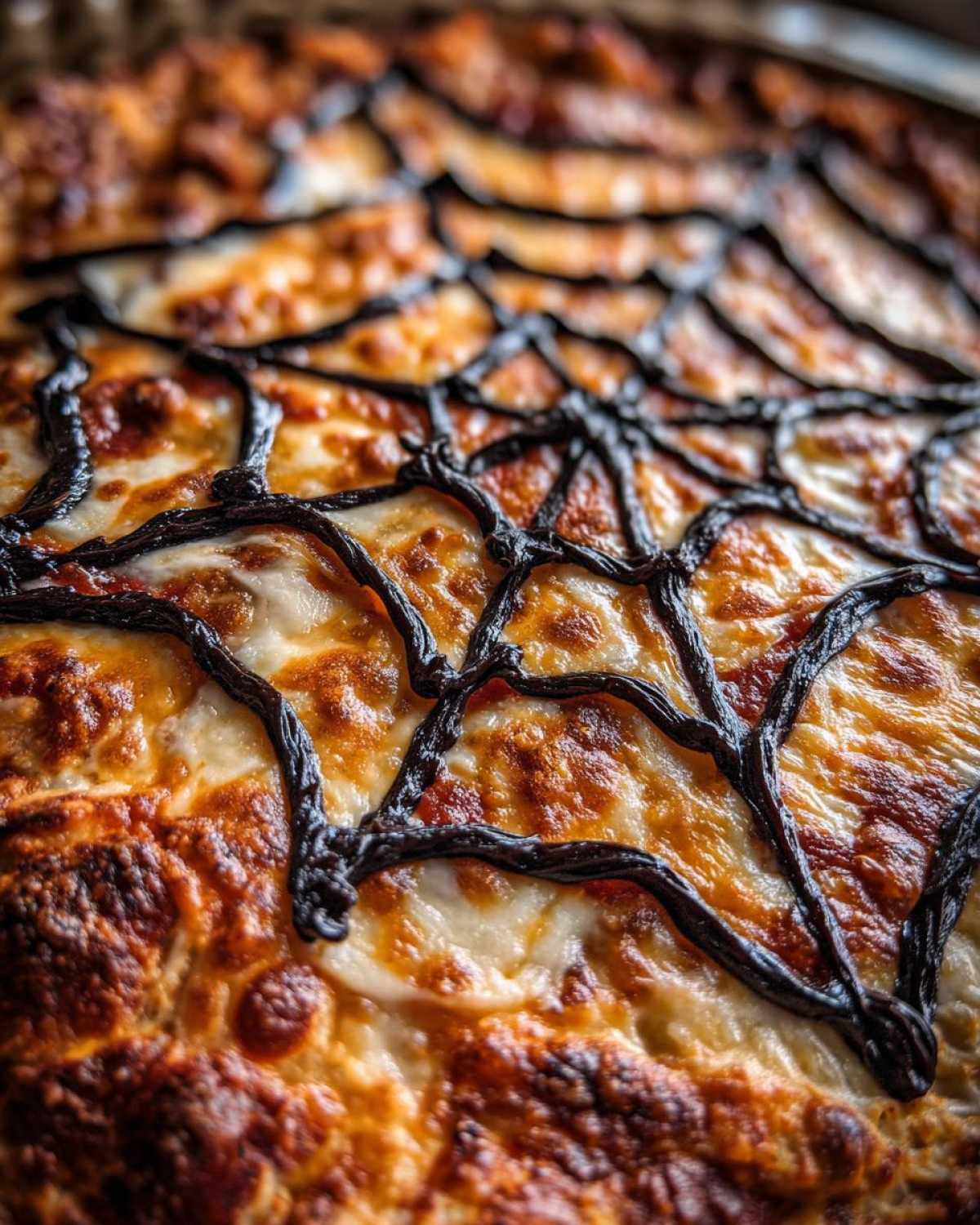 Spider Web Taco Dip - detail 2