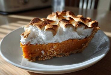 Sweet Potato Pie with Marshmallow Topping