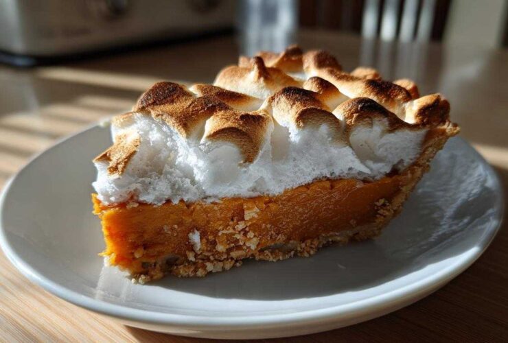 Sweet Potato Pie with Marshmallow Topping