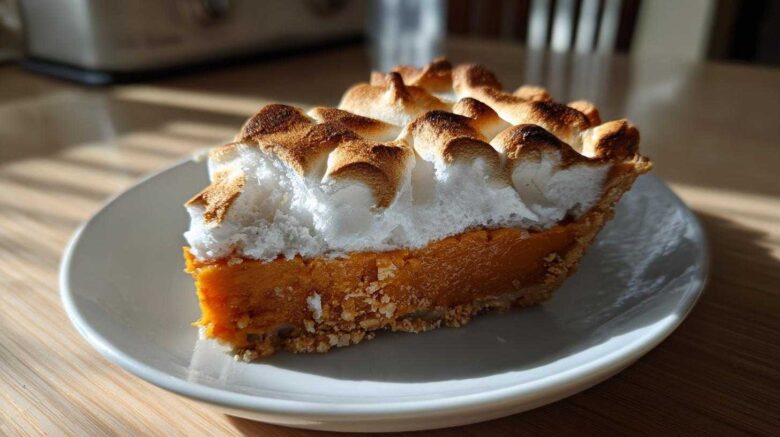 Sweet Potato Pie with Marshmallow Topping