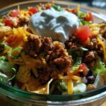 Taco Salad Mason Jar