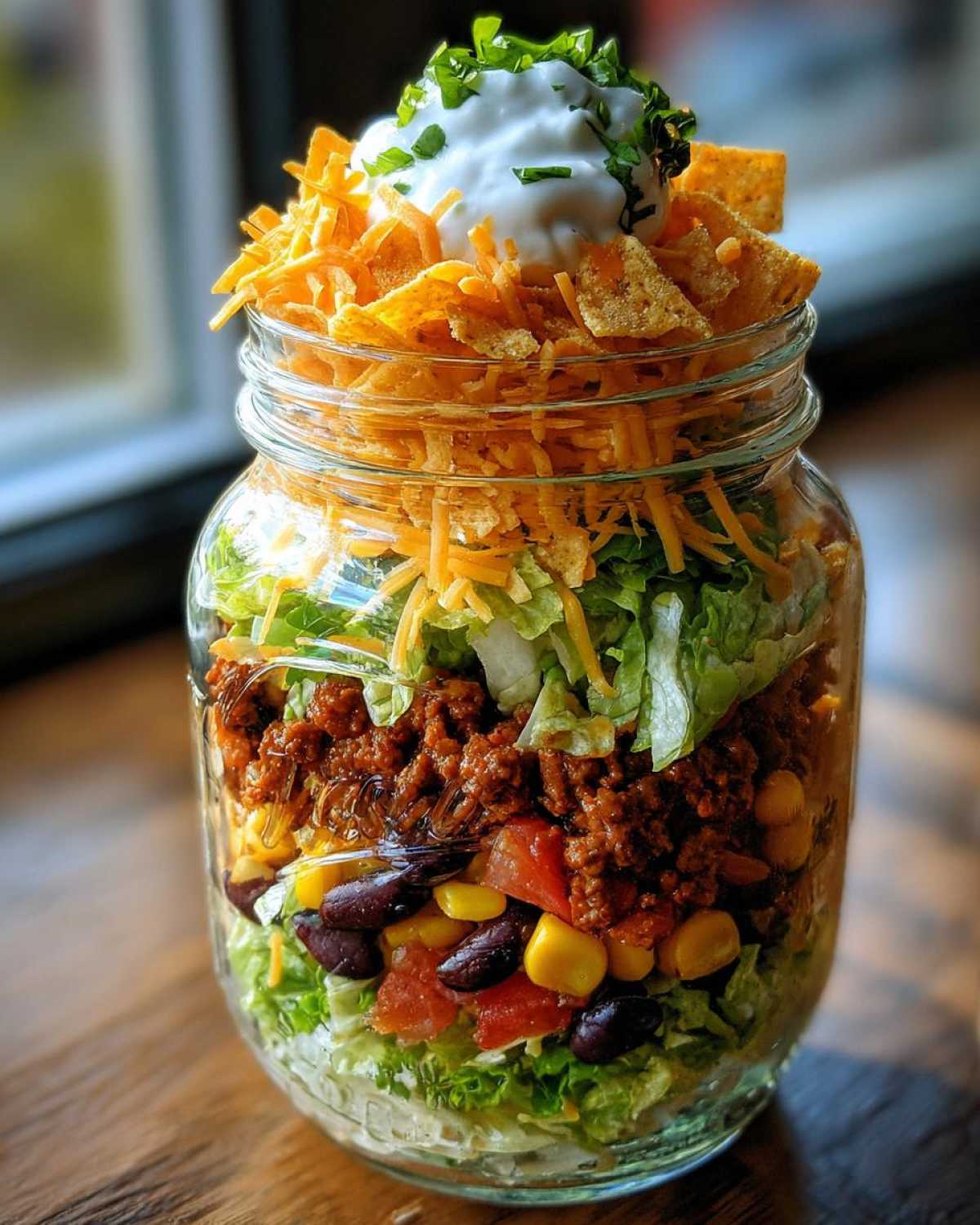 Taco Salad Mason Jar - detail 2