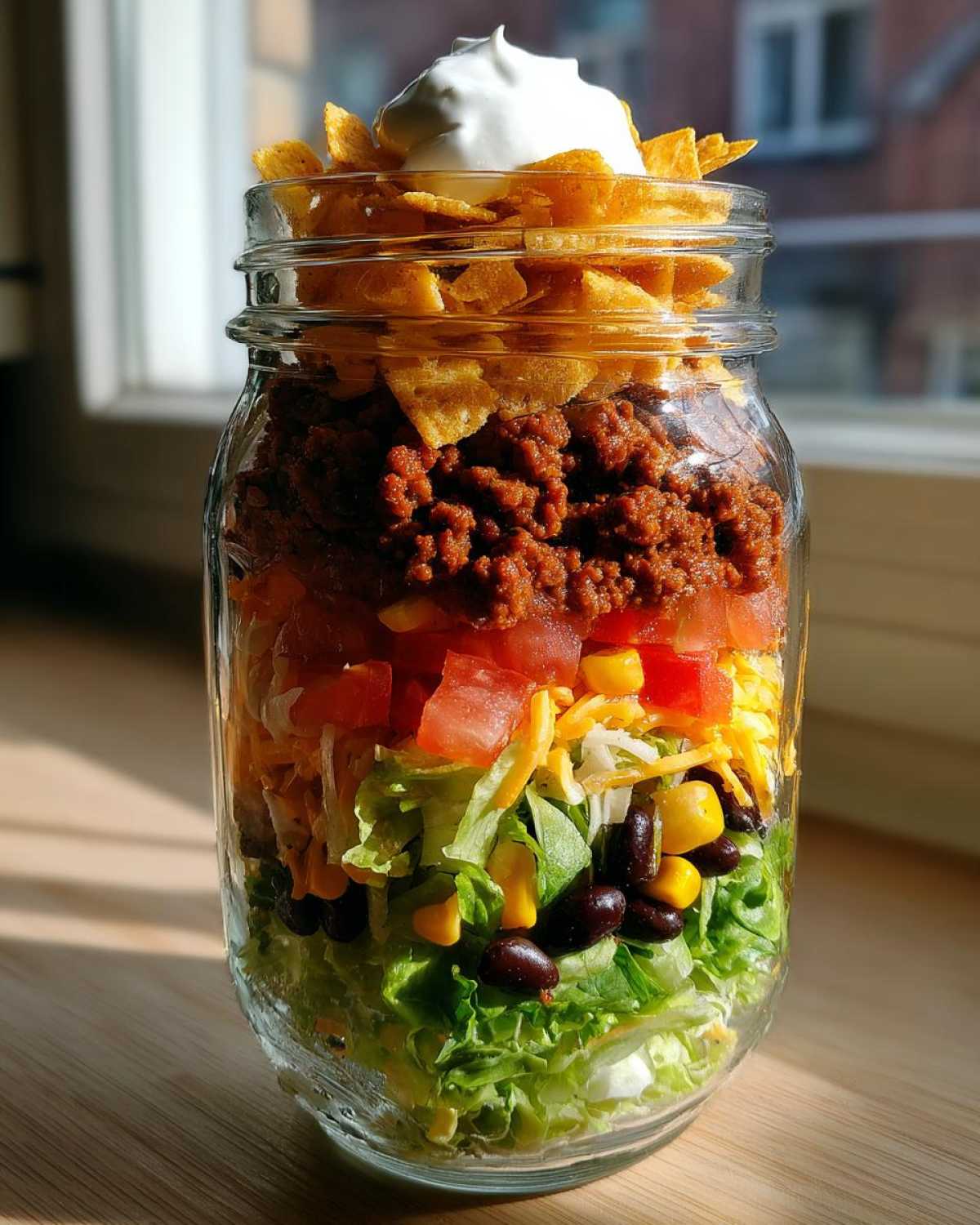 Taco Salad Mason Jar - detail 3