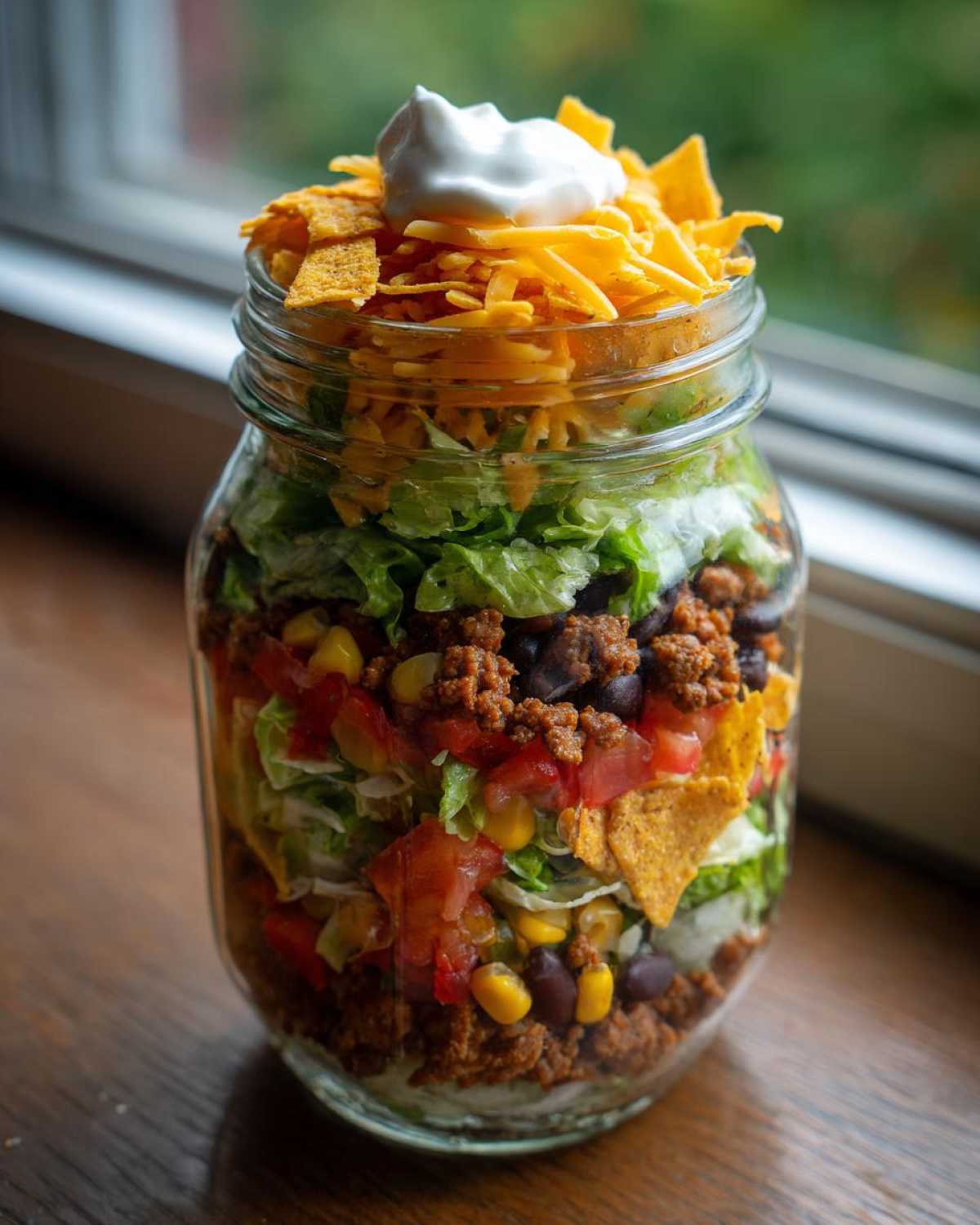 Taco Salad Mason Jar - detail 4