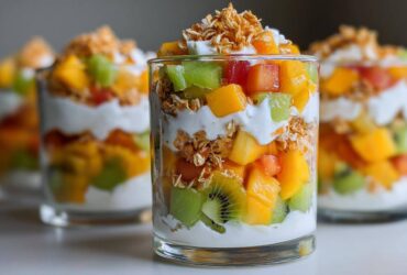 Tropical Fruit Parfait with Coconut Yogurt