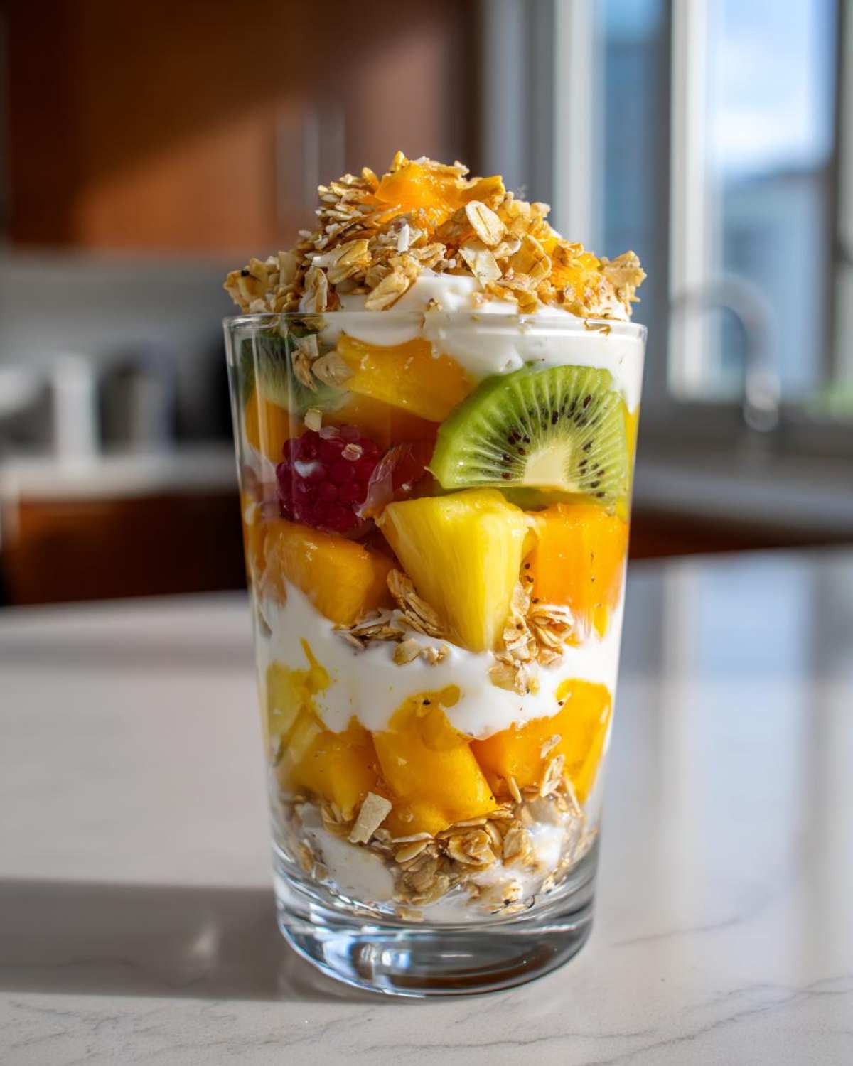 Tropical Fruit Parfait with Coconut Yogurt - detail 4