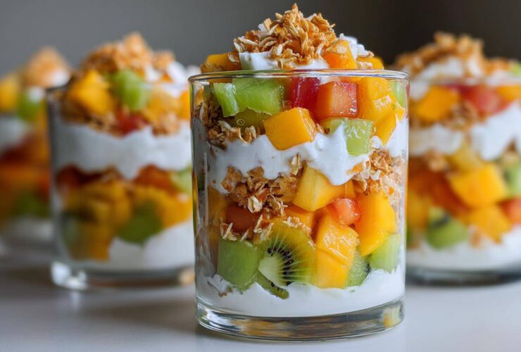 Tropical Fruit Parfait with Coconut Yogurt