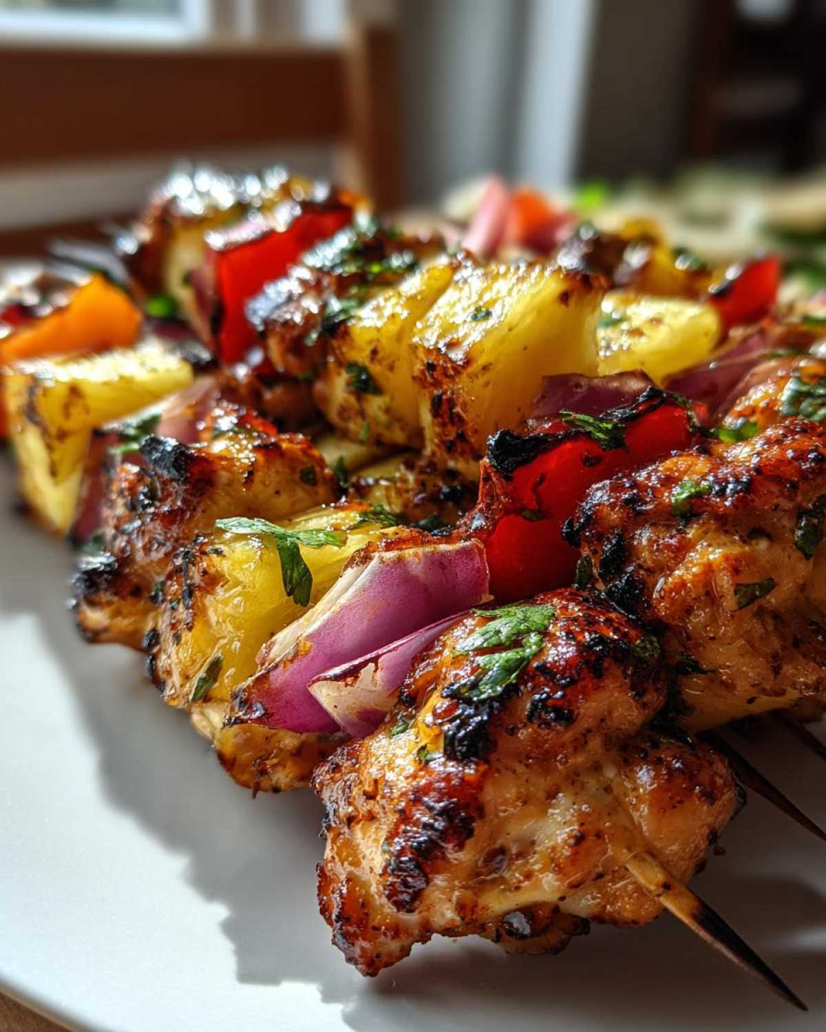 Tropical Pineapple Chicken Kabobs - detail 3