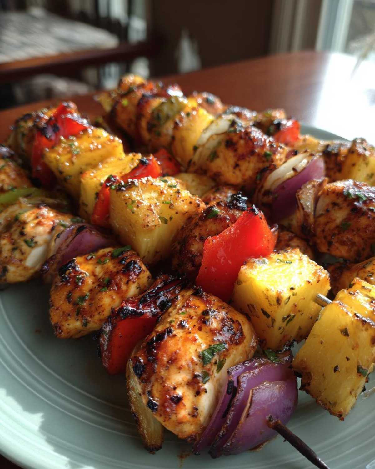 Tropical Pineapple Chicken Kabobs - detail 4