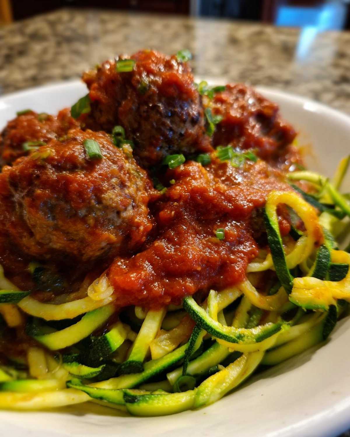 Turkey Meatballs with Zucchini Noodles - detail 3