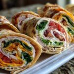 Turkey and Cheese Pinwheel Wraps
