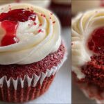 Vampire Bite Red Velvet Cupcakes